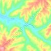 Leatherwood topographic map, elevation, terrain