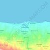 Ambunten topographic map, elevation, terrain