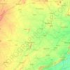 Tonk topographic map, elevation, terrain