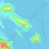 Tiburon topographic map, elevation, terrain