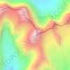 Mount Allen topographic map, elevation, terrain
