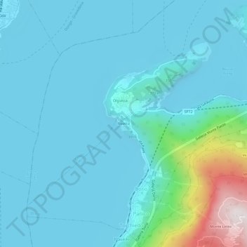Rivetta topographic map, elevation, terrain