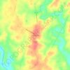 Stage Junction topographic map, elevation, terrain