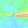 Simpsons Gap topographic map, elevation, terrain