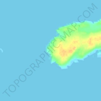Cape Queen topographic map, elevation, terrain