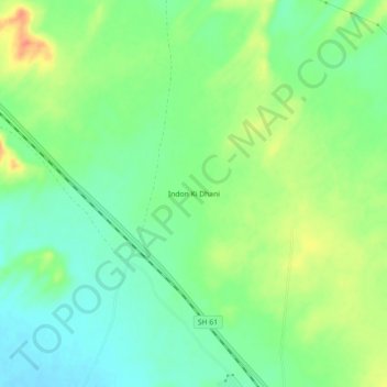 Indon Ki Dhani topographic map, elevation, terrain