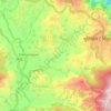 Kuwa panig gas topographic map, elevation, terrain