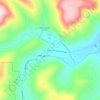 Noxen topographic map, elevation, terrain