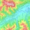 Ponte Nono topographic map, elevation, terrain