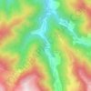 Moureous topographic map, elevation, terrain