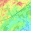 Hales Crossroads topographic map, elevation, terrain