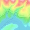 Cachoeira Lagoa Azul topographic map, elevation, terrain