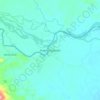 Puerto Guzmán topographic map, elevation, terrain