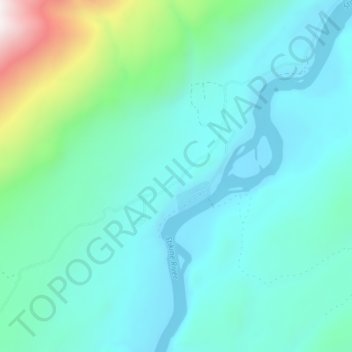 Glenora topographic map, elevation, terrain