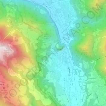 Baiedo topographic map, elevation, terrain