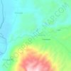 Badtucon topographic map, elevation, terrain