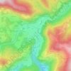 Rennweg topographic map, elevation, terrain