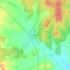 Dunolly topographic map, elevation, terrain