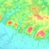 Lapujolle topographic map, elevation, terrain