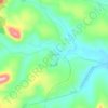 Taquaras topographic map, elevation, terrain