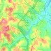 South Uniontown topographic map, elevation, terrain