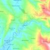 Bagulin topographic map, elevation, terrain