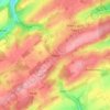 Hody topographic map, elevation, terrain