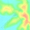 Wakyato topographic map, elevation, terrain