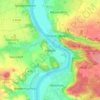 Hebelei topographic map, elevation, terrain