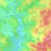 La Ville en Bois topographic map, elevation, terrain