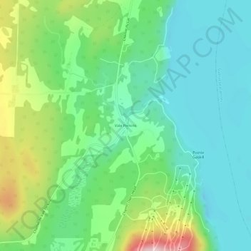 Vale Perkins topographic map, elevation, terrain