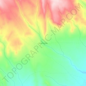Sioux Crossing topographic map, elevation, terrain
