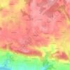 La Grée Valy topographic map, elevation, terrain