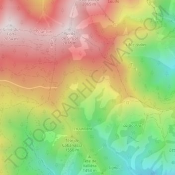 La Passe topographic map, elevation, terrain
