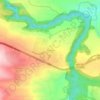 El Vado topographic map, elevation, terrain