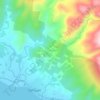 Santa Filomena topographic map, elevation, terrain