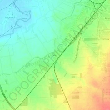 Jober topographic map, elevation, terrain