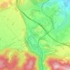 Hameau du Lac topographic map, elevation, terrain