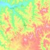 阿尔山市 topographic map, elevation, terrain