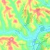 Midland topographic map, elevation, terrain