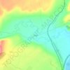 Coega topographic map, elevation, terrain