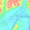 Wysox topographic map, elevation, terrain