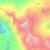Juratind topographic map, elevation, terrain