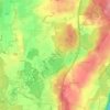 Bachhauser Wies topographic map, elevation, terrain
