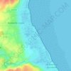 La Dune topographic map, elevation, terrain