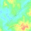 Huron topographic map, elevation, terrain