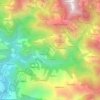 Chautara topographic map, elevation, terrain