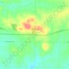 Hazelhurst topographic map, elevation, terrain