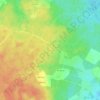 Le Bourdieu topographic map, elevation, terrain