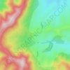 Castleburn topographic map, elevation, terrain